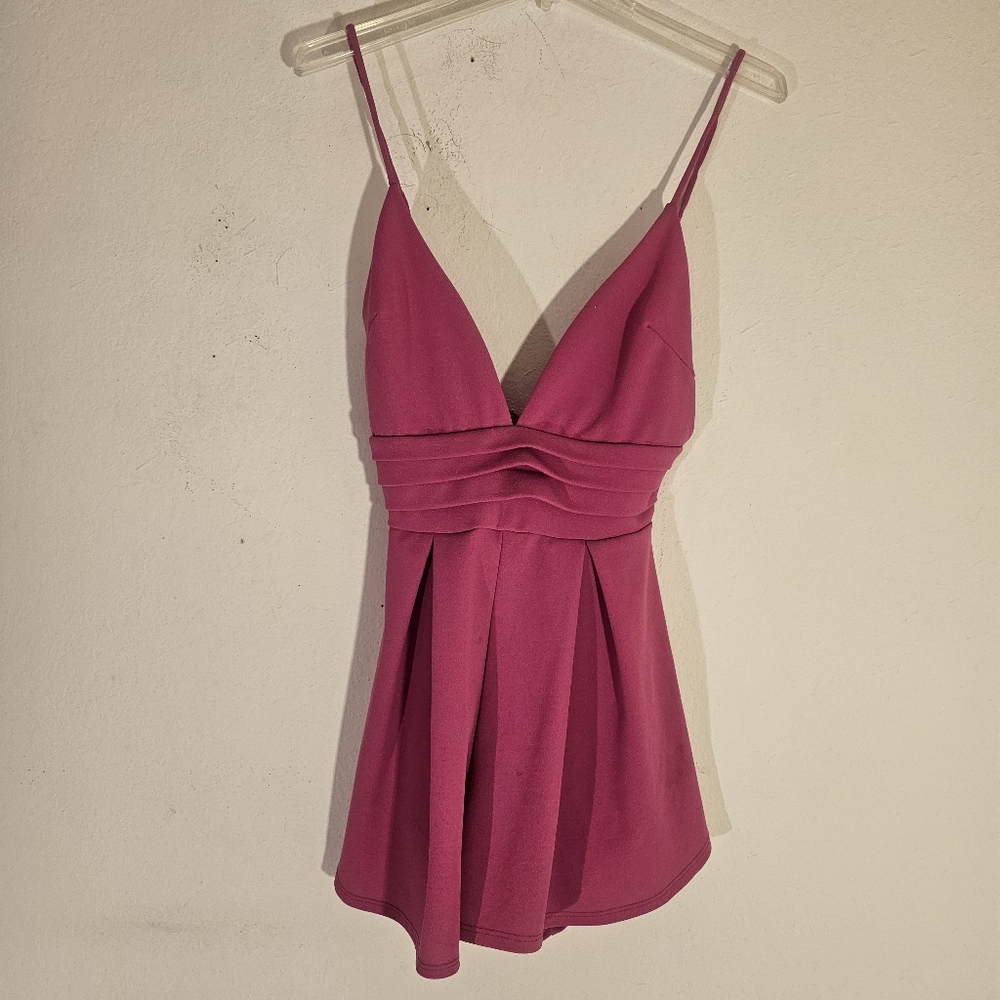 Fashion Nova V-Neck Romper